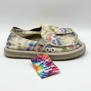 Sanuk x Greatful Dead Donna Slip On Shoes NWT - Big Kid size 5